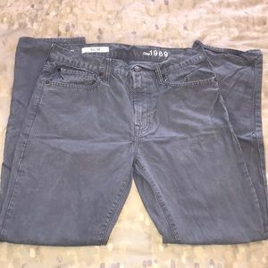 Blue Gap slim pants (32)